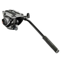 Manfrotto MVH500AH Fluid Video Head Handheld Camera Mount with Flat Base