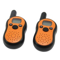 2PCS T2101 Digital LCD Portable Walkie Talkie 5KM 8-Channel FM Radio Handheld Transceiver T-2101