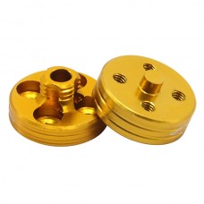 1 Pair CW/CCW CNC Aluminum Alloy Quick Mount Propeller Adapter Propeller Base Holder-Yellow