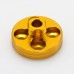 1 Pair CW/CCW CNC Aluminum Alloy Quick Mount Propeller Adapter Propeller Base Holder-Yellow