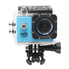 F23 1.5-inch LCD 30M Waterproof FHD 1080P H.264 Sports Action Cam Digital Camcorder Car DVR Mini DV with HDMI /TF Slot (Blue)