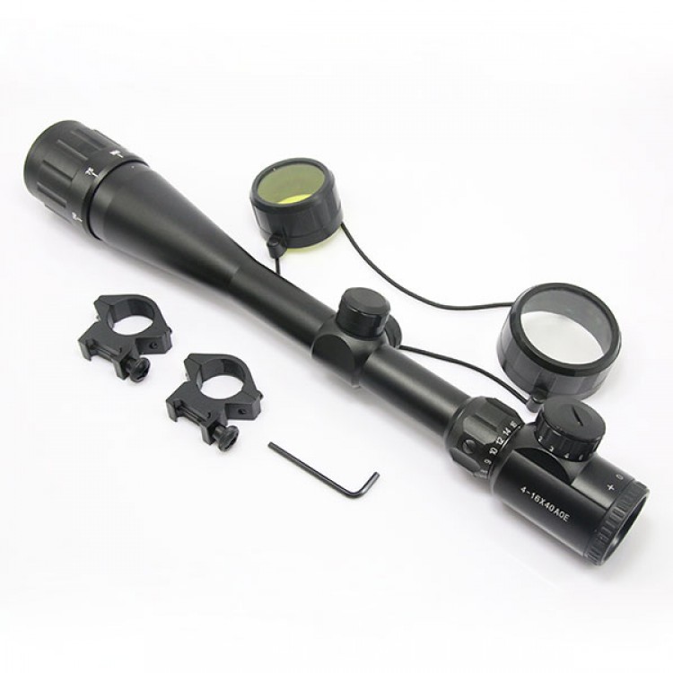 Rifle Scope 416x40AOE Dials W/Zero Locking/Resetting Capabilities
