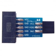 AVRISP USBASP STK500 10PIN to 6PIN Converter Adapter Board 5pcs