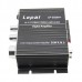 Lepy LP-2020A+ Digital Mini Hi-Fi Audio Stereo Home Car Amplifier Tripath TA2020 W/ 13.5V 3A Power Adapter Black