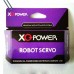 XQ-POWER XQ-RS420 Servo 180 Degree Rotation Angle 13KG Torque Force High Quality Robot Servo Titanium Gear