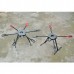 HM650 Carbon Fiber Folding Quadcopter Frame Aircraft Kit with Landing Skid Gear for FPV