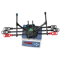 HM650 Hummingbird Carbon Fiber Folding Hexacopter Aircraft Frame Kit w/ Landing Gear for FPV