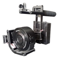 Steadymaker 2 Axis Brushless Handle Stabilizer Gimbal Set w/Motor & Gimbal Controller for Sony QX10 