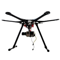 HMF S550Pro Hexacopter Frame Kit DJI F550 Upgrade Version for FPV Photography w/ Landing Gear & 2 Axis Customized Gorpo Gimbal