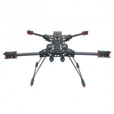 ATG X4 680mm Alien Carbon Fiber Quadcopter Frame Kit with10mm Gimbal Mounting Tube Suit DJI Naza