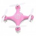 World's Smallest Quadcopter The Pocket Quadcopter 4CH Mini 2.4G 6 Axis Gyro w/ LED Light RC Aircraft