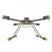 GF450 Pure Carbon Fiber Quadcoptor 450mm Multi-coptor Frame Kit w/ Light Weight Landing Skid Gear for FPV