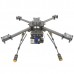 Upgrade GF-400 Carbon Fiber Quadcoptor Multicoptor Multi-rotor w/ T Shape Carbon Fiber Landing Gear Skid