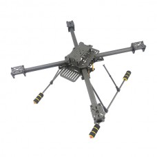 Upgrade GF-400 Carbon Fiber Quadcoptor Multicoptor Multi-rotor w/ T Shape Carbon Fiber Landing Gear Skid