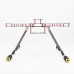 Upgrade GF-360 360mm Carbon Fiber Frame Kit Quadcoptor Four Axis Multi-rotor w/ Light Weight Landing Skid