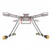 Upgrade GF-360 360mm Carbon Fiber Frame Kit Quadcoptor Four Axis Multi-rotor w/ Light Weight Landing Skid