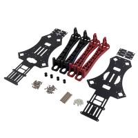 Quadcopter Plus Size Alien Carbon Fiber Glass Fber Center Board for FPV Aerial Photography (Black Red Arm)