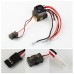 7.2-16V High Voltage 320A Brushed ESC w/Brake & Fan Heat Sink for RC Car Boat