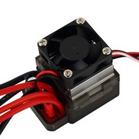 7.2-16V High Voltage 320A Brushed ESC w/Brake & Fan Heat Sink for RC Car Boat