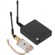 LawMate 1.2GHz 8CH 1000mW Wireless AV Transmitter VTX & Receiver VRX for FPV CCTV Camera