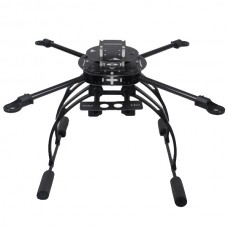 AQ400 Aluminum Alloy ARF Full Folding Quadcopter w/ Flight Control & ESC + Motor