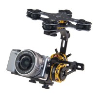 DYS Aluminium Alloy 3 Axis Brushless Gimbal Camera PTZ Kit+3pcs Motor for Sony NEX ILDC Camera Aerial Photography