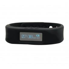 Wristband Pedometer Wireless Activity Sleep Tracker 4.0 Bluetooth -Black