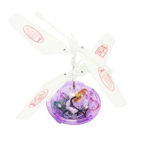 New Hovering Helicopter Floating Toys Flashing LEDs Auto-induction 2CH RC Infrared LED Remote Control UFO Helicopter Purple