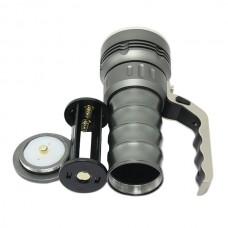 800 Lumens Cree XPG R5 Flashlight LED Glare Long-range Portable Torch Waterproof Flashlight 2*18650 Battery Grey