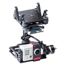 3 Axis Aluminium Gopro AlexMos Brushless Gimbal Camera Mount w/Motor & Controller 360 Deg Rotation