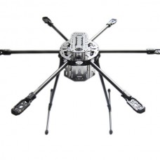 SAGA AD800-II Carbon Fiber Folding Hexacopter FPV Aircraft Frame Kit w/ Landing Skid Gear 