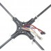 Parrot AR.Drone 2.0 Carbon Fiber RC Quadcopter Helicopter Frame w/ Bottom Bard Fixing Paste