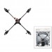 Parrot AR.Drone 2.0 Carbon Fiber RC Quadcopter Helicopter Frame w/ Bottom Bard Fixing Paste