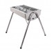Steel Folding Portable Charcoal Barbecue & barbeque grill BBQ Garden alfresco