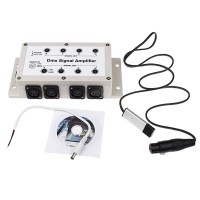1 Input 8 Output Isolated USB DMX512 Controller & Amplifier for LED Stage Lights