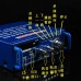 12V/220V Card Remote Amplifier / FM Power Memory Song Cycle / TAD7377 Tube Amplifier HIFI (Black/Blue Color + Car Power Line)