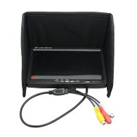 7" FPV LCD Color Monitor Video Screen 7 inch FPV Monitor w/ Sunhood for Rc Multicopter Car