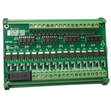 16 Channel Mitsubishi PLC Output Power Amplifier Module w/ Short Circuit Follow Current Protection Photoelectric Isolation