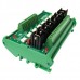 HSF08T PLC AC Output Amplifier Board Silicon Controlled Zero Trigger Mitsubishi Series PCL Special Use w/ Rail Bracket