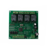 4 Input 4 Output Serial Control Relay Module MOBUS Standard Agreement IO Development Module Industrial Grade