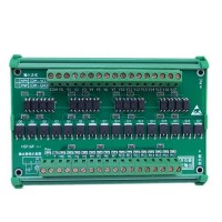 HSF16P 16 Channel Siemens Mitsubishi PLC Output Power Amplifier Board Magnetic Valve Driver Board Relay Board w/ Short Circuit Overcurrent Protection