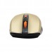 MC Saite Optical Mouse 2.4GHZ Wireless Mouse 7mA for Computer and Laptop Black and Golden