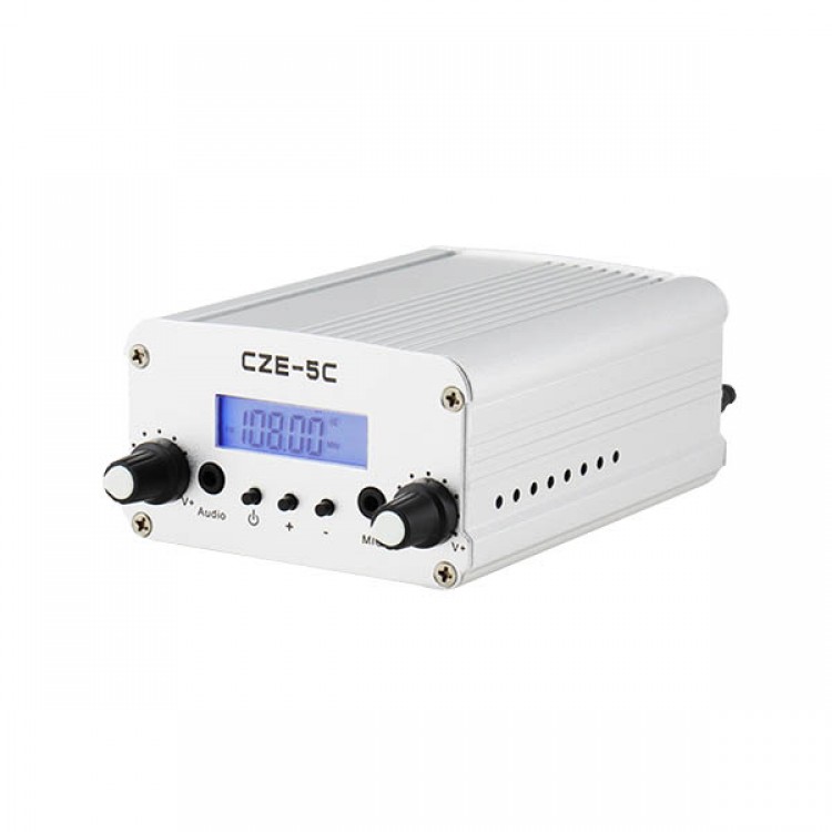 CZE5C Stereo Frequency Modulation Transmitter Frequency Adjustment 5W
