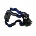 204 Front SwitchQuality Adjustable Soft Fastener Headband Head Strap for Bicycle Headlamp Headlight