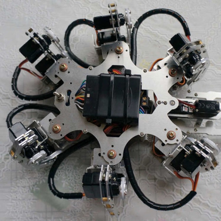 Hexapod Robotics Spider 6DOF Biped Robot Frame Kit w/ Servo Controller