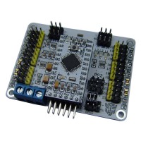 24 Channel Servo Motor Control Driver Board w/ Arduino Nano for Robot Project and Smart Car Chassis