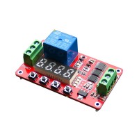 KLR 1 Channel Relay Module with Display High Level Trigger timer Switch + Self-locking 18 Kinds Model 5/12/24V Power