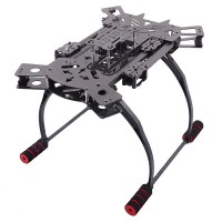 HJ-H4 Reptile 4 Axis Quadcopter Carbon Fiber Folding Frame Kit with Landing Gear