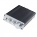 FeiXiang FX-502E 2 x 68W 2 Channel Digital Amplifier LM1036 Tone TDA7498L - Black + Silver