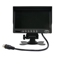 7002-4 7 Inch 4 Images TFT LCD AV Car Rear View LCD Monitor for Back View/ Side Camera